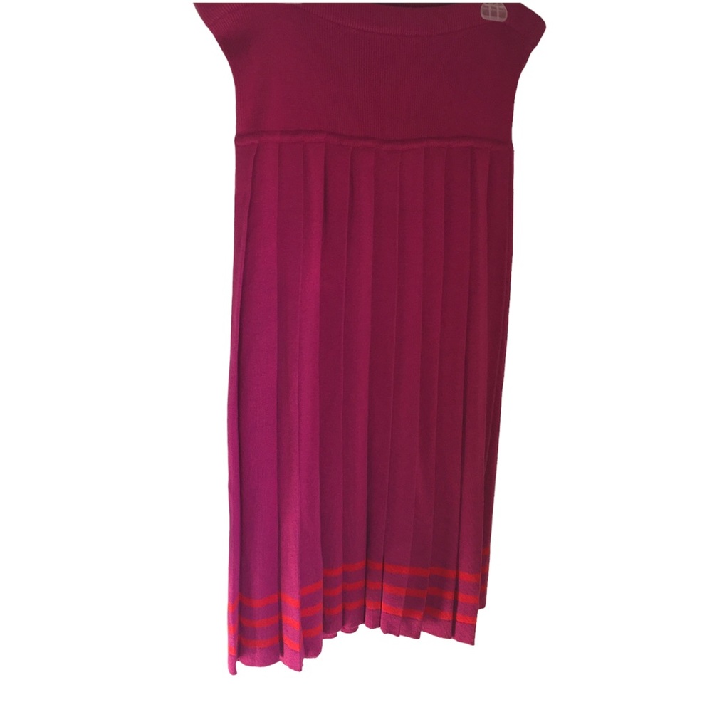 ❤️pink vintage knit maxi skirt size M-L